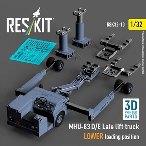 1/32 MHU-83 D/E camion sollevatore tardivo carico inferiore stampato in 3D kit modello RSK32-0010 - Foto 1 di 4