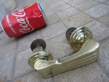 Vintage Solid Brass Complete Door Knocker Architectural Salvage Old Hardware