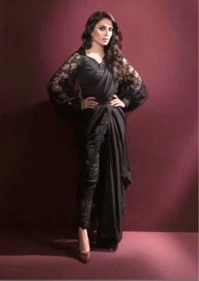 Designer Wajahat Mansoor Saree - Image 1 of 4