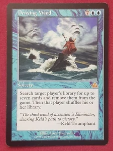 Magic The Gathering PROPHECY DENYING WIND blue card MTG - Picture 1 of 2
