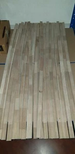 1x WEIßBUCHE Profil STAB LEISTE 106x2.4x1.2cm Bastelholz Rahmen Hartholz Stäbe - Bild 1 von 3