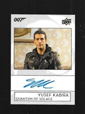 James Bond 2019 Upper Deck Autograph Card A-SK Simon Kassianides - Yusef Kabira