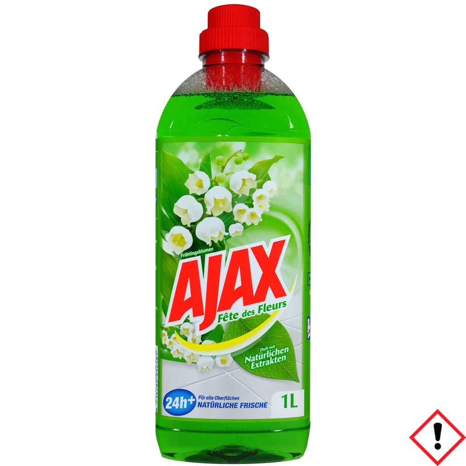 Ajax Allzweckreiniger Frühlingsblumen 24 h natürliche Frische 1000ml - Bild 1 von 1