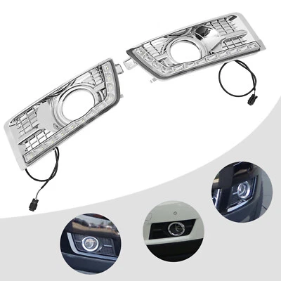 Luces de circulación diurna LED DRL antiniebla con intermitente para Cadillac SRX 2012-17 Foto 1 de 4