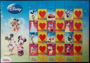 Israel 2012 DISNEY JUNIOR MEIN BRIEFMARKENBOGEN - Bild 1 von 1