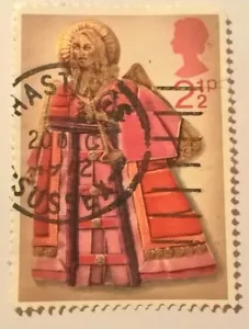 Great Britain stamps - Angel Holding Trumpet 2.1/2d 1972 Sg:GB 913 - Picture 1 of 1