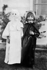 Impression photo vintage d'Halloween pour enfants effrayante étrange décoration murale photo effrayante