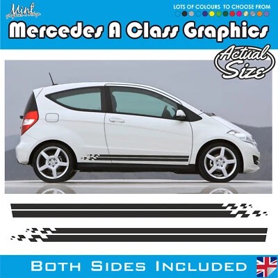 Mercedes A CLass Sport Stripes Decals Stickers Graphics AMG A45 023 - Image 1 of 4