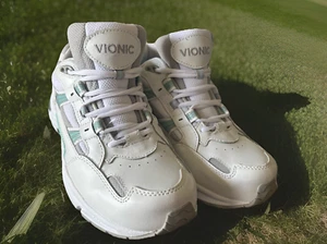 Vionic Walker Comfort Damen Walking Sneaker weiß/himmelblau Gr. 11 Wandern - Bild 1 von 11