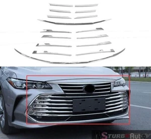 Fits For Avalon 2019-2023 Chrome Front Bumper Center Hood Grill Strip - Bild 1 von 6