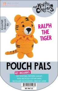 Knitty Critters - Pouch Pals - Ralph The Tiger - Picture 1 of 1
