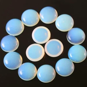 Wholesale 50pcs 16mm Opal Stone Round CAB CABOCHON DIY Jewelry Making No Holes - Picture 1 of 5