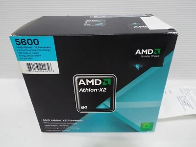 AMD CPU  Athlon 64 X2 Dual-Core 5600 2.9 GHz Socket 65W AM2 BOX - Image 1 of 4