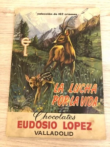 494- Album Cromos LA LUCHA POR LA VIDA Chocolates Eudosio Lopez Ruiz Romero 1962 - Imagen 1 de 19