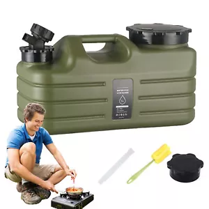 5L Portable Water Bucket Driving Pure Water Tank Container with Faucet Outdoor - Picture 1 of 12