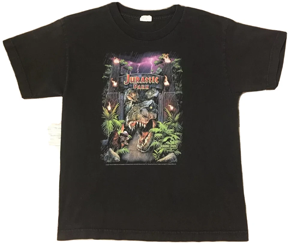 Jurassic Park shirt Black Crew Neck Kid's Tee  - Image 1 of 3