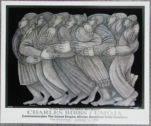 Charles Bibbs UMONJA, SPIRIT OF THE MILLION MEN MARCH Rare #138/250, NEW MINT - Picture 1 of 2