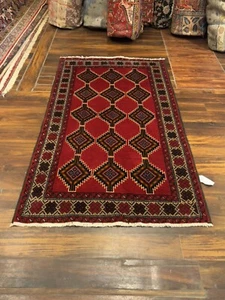 Genuine Hand Knotted Turkish Oushak Heriz GeometricArea Rug Carpet 3’4x5’10,1020 - Picture 1 of 12