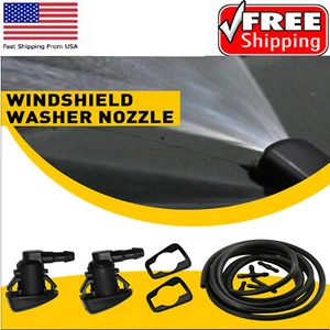 WINDSHIELD WASHER FLUID NOZZLE FOR 2011-2016 Ford F350 F250 F450 Trucks - Picture 1 of 14