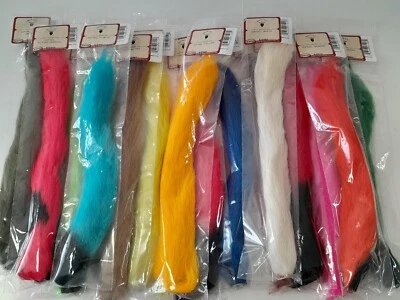Wapsi Calf Tail Fly Tying Jigs All Colors Kiptail Kip Tail Calftail - Image 1 of 4