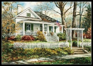 American Pride - Diagramm Handarbeit Handwerk zum Selbermachen - gezähltes Kreuzstichmuster - Bild 1 von 2