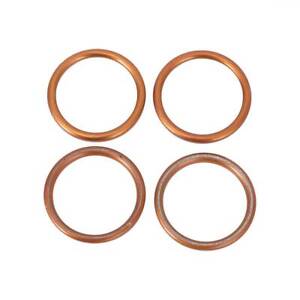 4Pcs Exhaust Gaskets For Honda CB650 VF750C Replace 18291-MN4-920 18212-634-010