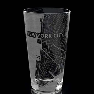 NEW YORK CITY, NY Pint Glass - Picture 1 of 4