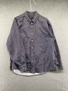 Trader Bay Mens Button Down Long Sleeve Geometric in Size Large - Picture 1 of 10