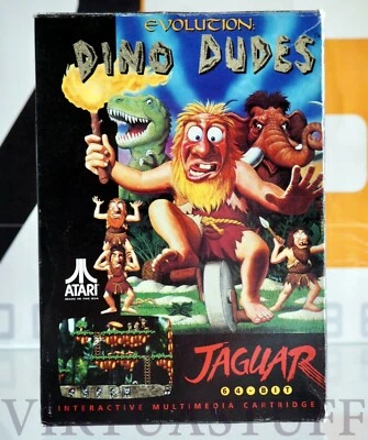 EVOLUTION DINO DUDES, THE HUMANS, ATARI JAGUAR, USA MARKET, VERY GOOD CONDITION! - Image 1 of 4