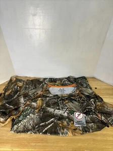 REALTREE EDGE HERREN (LG 42-44) CAMO (LS) POLYESTER & ELASTHAN PULLOVER SHIRT! - Bild 1 von 5