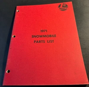 1971 RUPP SNOWMOBILE PARTS MANUAL ALL MODELS EXCEPT MAGNUMS 32 PAGES (R29) - Picture 1 of 1