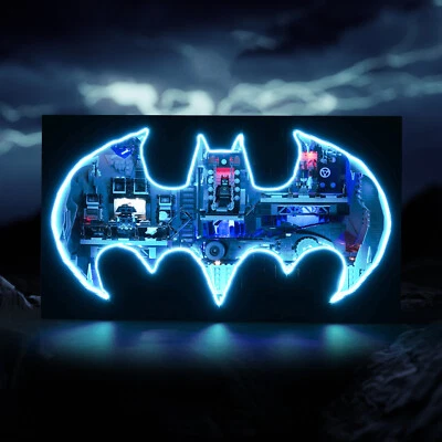 LocoLee LED Light Kit for Lego 76252 DC Batcave Shadow Box Creative Lighting Set