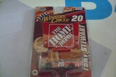WINNERS CIRCLE TONY STEWART #20 HOME DEPOT 1:64 DIECAST CAR WITH MAGNET HOOD NEW - Image 1 of 2