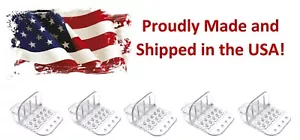 5 pack Jumbo Glacier Snow & Ice Roof Guard Plastic Snow Guard Snow Stop Buildup - Picture 1 of 10