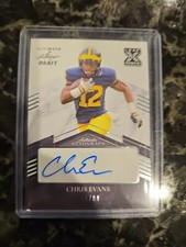 2021 Leaf Ultimate Draft - Silver Spectrum #BA-CE1 Chris Evans /15 (AU, RC)