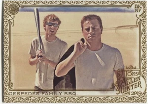 CESPEDES FAMILY BBQ 2019 Allen & Ginter GOLD BORDER Hot Box -BASEBALL BLOG- #291 - Picture 1 of 1