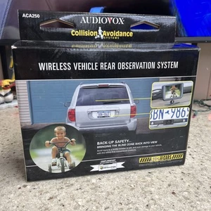 Audiovox 2.5”Wireless Vehicle Rear Observation System Backup System ACA250 New - Picture 1 of 8