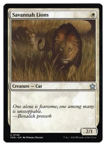 MTG Savannah Lions | #146 Foundations | English - Picture 1 of 2