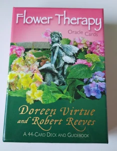 Flower Therapy Oracle Cards By Doreen Virtue & Robert Reeves. Incl Guidebook - Bild 1 von 7