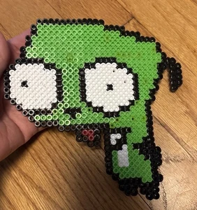 Collana Gir Perler invasori Zim fatta a mano artigianato decorazione arte parete camera da letto - Foto 1 di 6