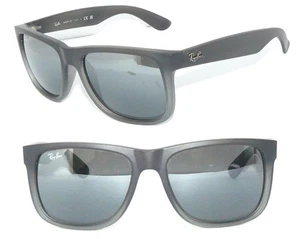 Ray Ban GAFAS DE SOL GRIS AZUL MATE ESPEJO RB 4165 JUSTIN 852/88 51 GAFAS ESTUCHE - Imagen 1 de 5