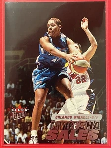 2001 Fleer Ultra WNBA Nykesha Sales #44 Basketball Orlando Miracle - Picture 1 of 2