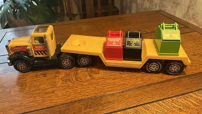 Vintage Buddy L Grande Kenworth Carregador Baixo Brinquedo de Aço e Plástico Prensado Japão - Imagem 1 de 4