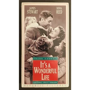 It's A Wonderful Life Original Uncut Version VHS New in Box Rare Unopened - Imagen 1 de 1