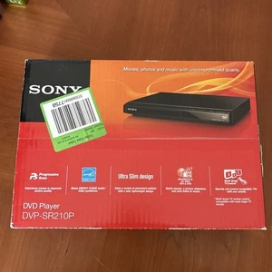 FACTORY SEALED Sony Progressive Scan DVD  & CD Player DVP-SR210P - Picture 1 of 6