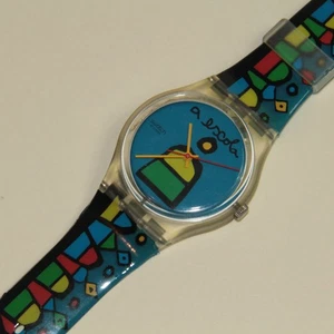 Orologio Swatch - Multicolore - A Escola GK333 - Portugal Special 34mm con scatola - Foto 1 di 5