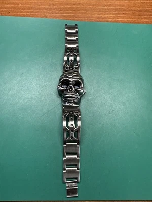 Relógio de quartzo masculino gótico caveira Peekaboo - Imagem 1 de 4