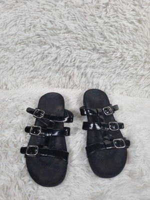 Vionic Shoes Womens Size 8 Triple Buckle Sandals Slip On Comfort Slides 39 EU - Image 1 of 4