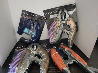 Lot 4 HALO Plasma (1) RIFLE (1) BLASTER (2) COVENANT NEEDLER Toy Microsoft 75092 - Image 1 of 4