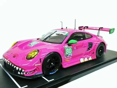 IXO 1/18 Porsche 911 GT3 R #80 Race Virginia IMSA 2023 ROXY "Dinosaur Porsche" E - Image 1 of 3